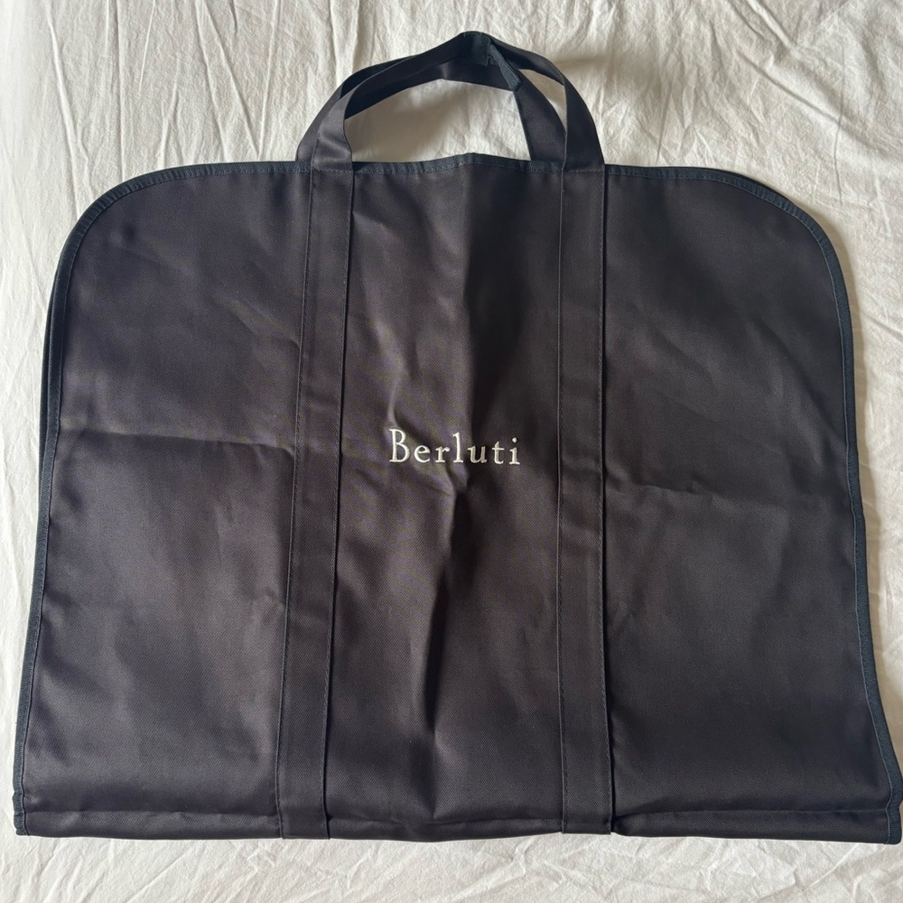 Berluti Suit Dust Bag - Gray Embroidered